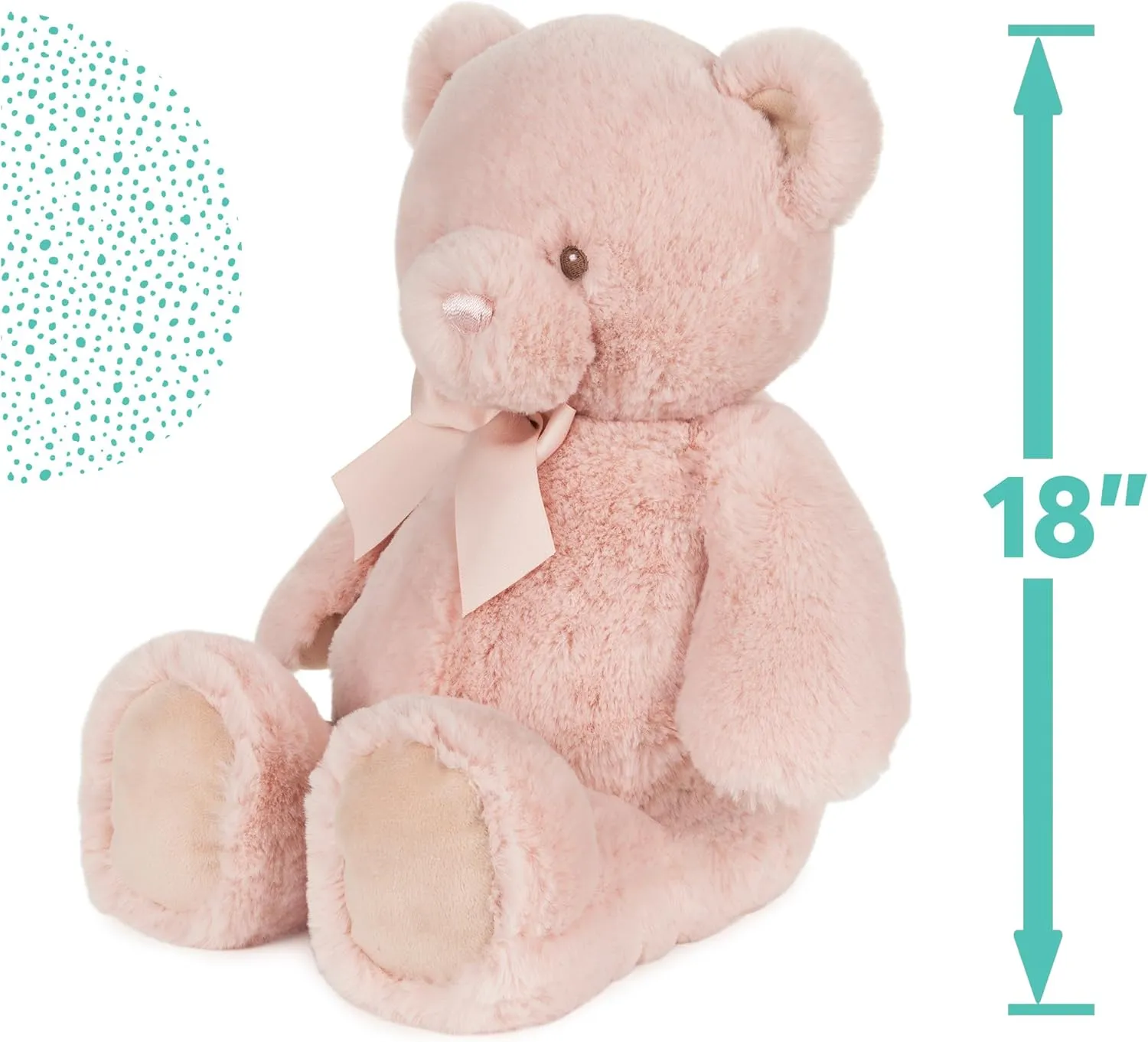GUND Baby My First Friend Teddy Bear, Pink, Ultra Soft Animal Plush Toy for Babies and Newborns