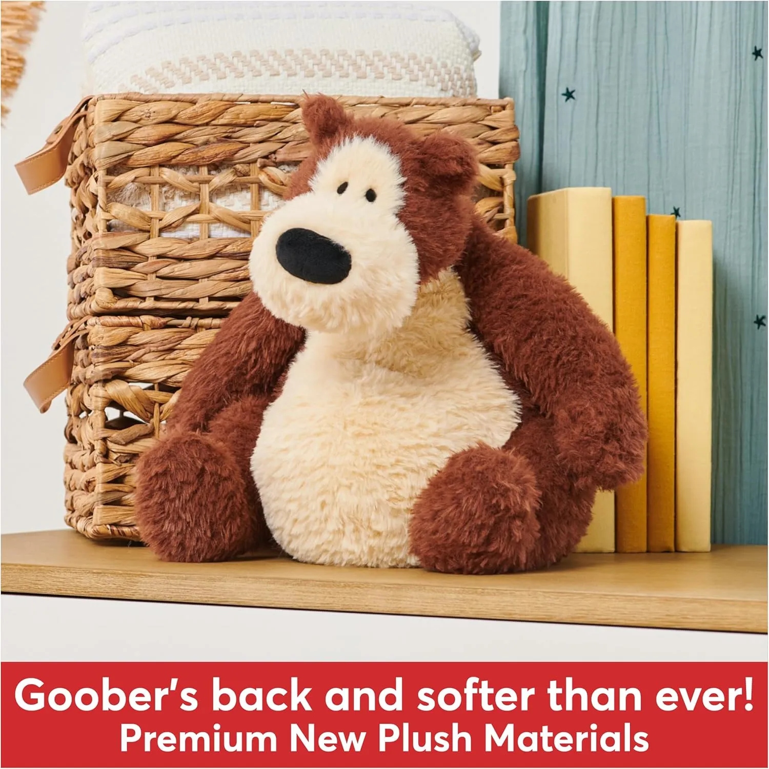 GUND Goober Classic Teddy Bear, Award-Winning Stuffed Animal for Ages 1 and Up, Brown, 11”