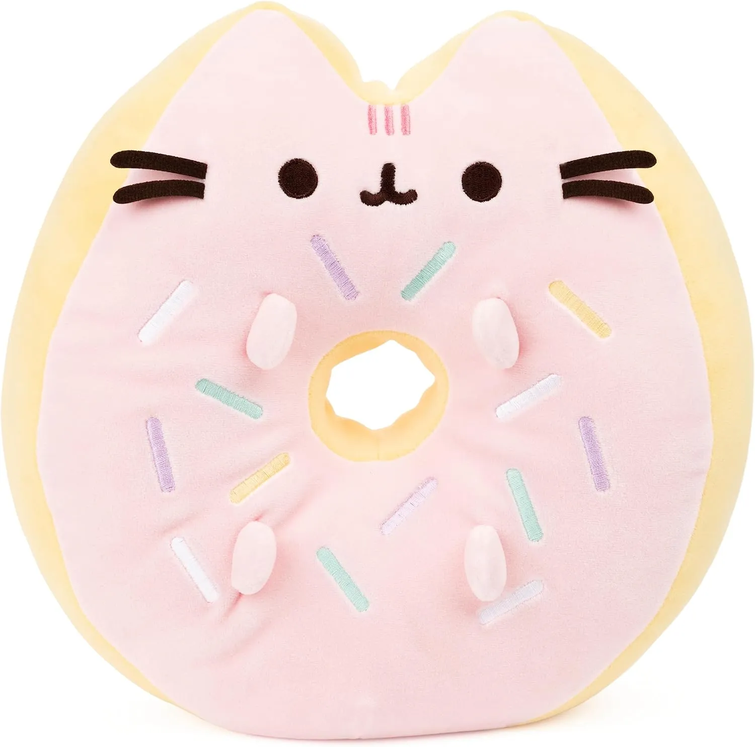 GUND Sprinkle Donut Pusheen Squishy Plush Stuffed Animal Cat, Pink and Mint, 12”