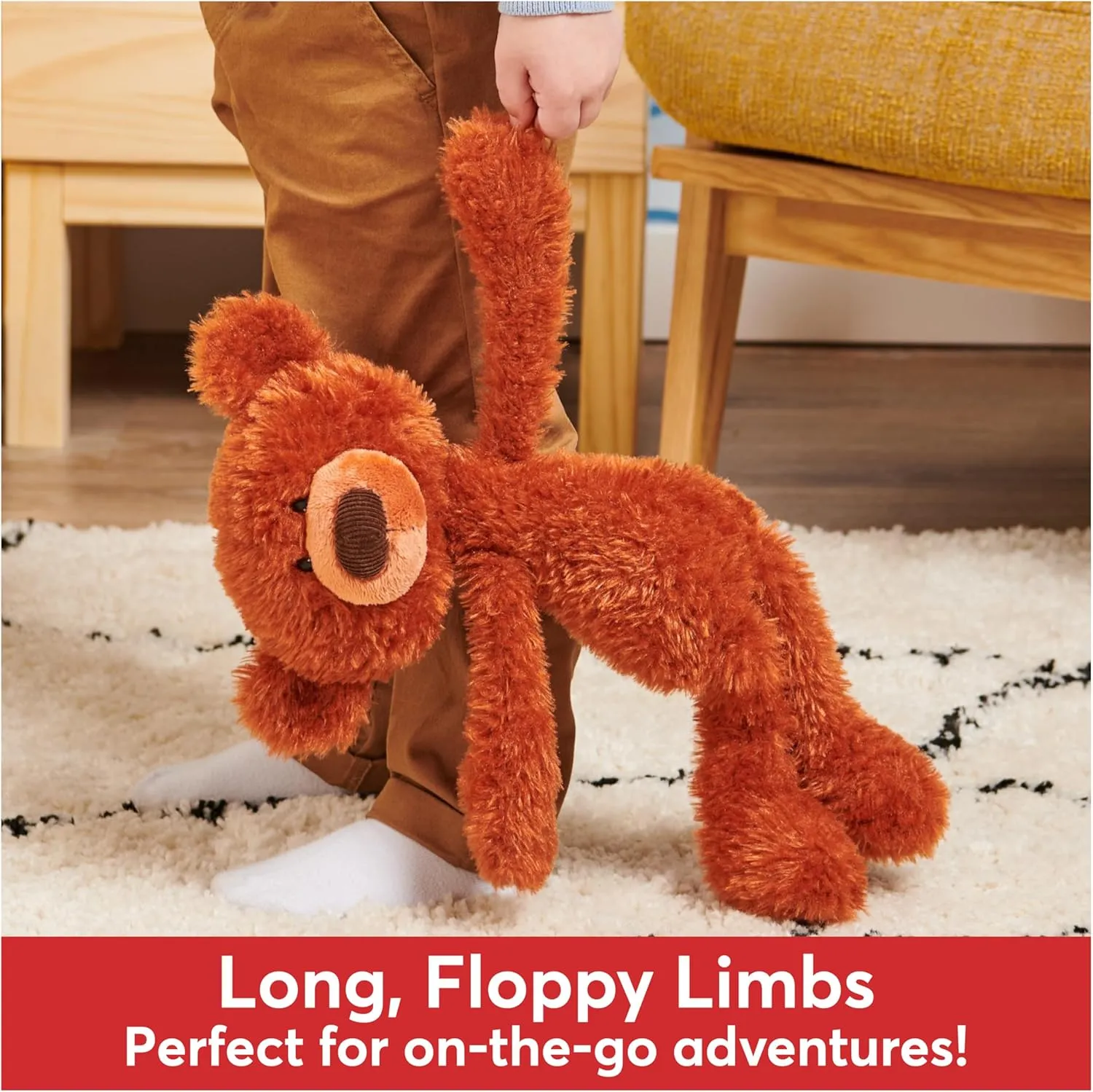 GUND Toothpick Pumpkin Pie, Teddy Bear Stuffed Animal for Ages 1 and Up, Pumpkin Orange, 15”
