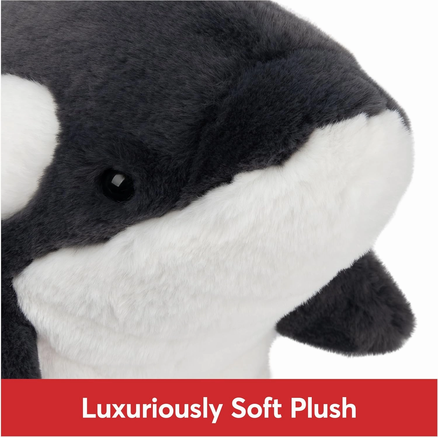 GUND Flynn Orca Whale Plush, Premium Whale Stuffed Animal for Ages 1 and Up, Black/White, 10”