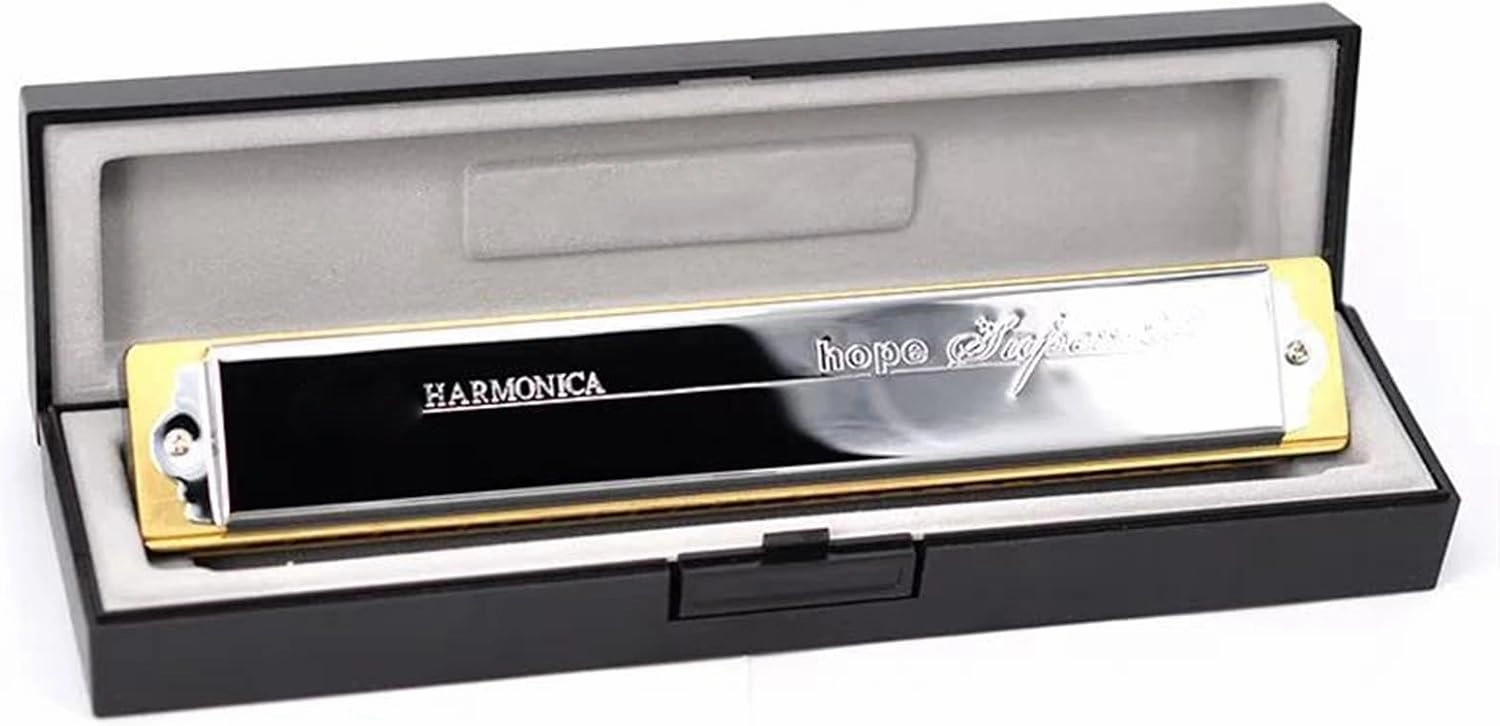 Harmonica Harp 24 Holes Mouth Organ Professional(B)