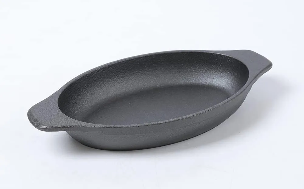 HAWOK Cast Iron Oval Mini Server 12oz Set of 6……