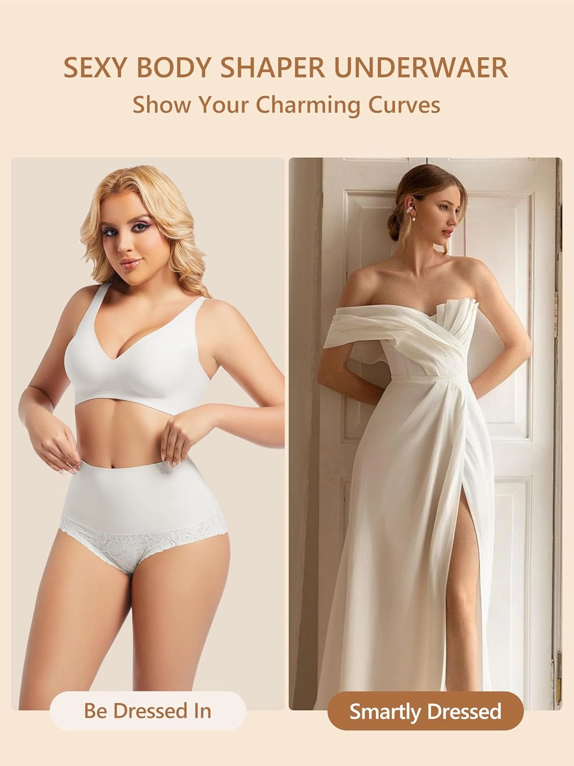 HBselect Tummy Control Shapewear for Women Lace Seamless Panties-Body Shaping Briefs Sexy Underwear Girdle Panty for Women