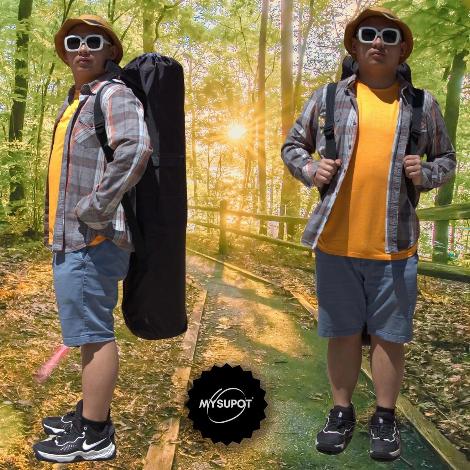 Heavy Duty 1 Bag Camping Chair Bag Backpack. Bag for Tent, Folding, Portable, Rocking, Beach or Camp Chair. 600D Oxford Polyester (Black, Large 42"X8"x8")