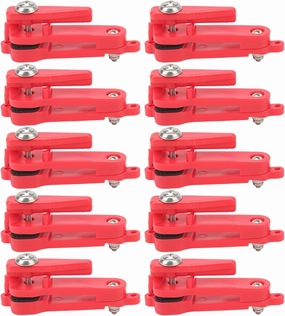 Heavy Tension Snap Release Clips, 10 Pieces Portable Snap Padded Release Clips Downriggers Outrigger Release Clips for Offshore Fishing Weight Planer Board
