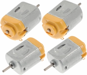 HEMOTON 10pc Set of Miniature Electric Motors Dc Gear Motor for Robot Toys Cars Toys DIY Projects Low Noise High Torque Random