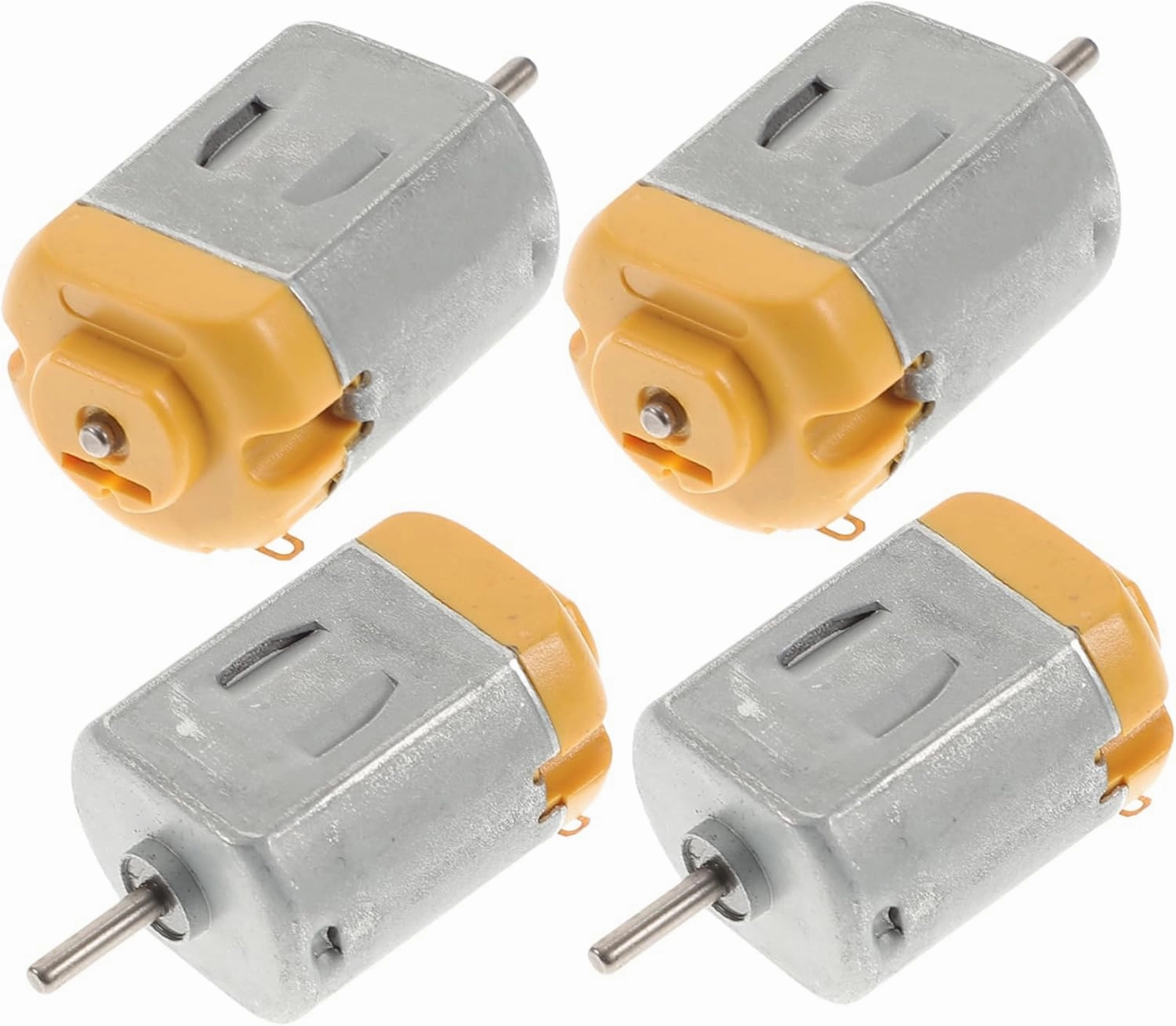 HEMOTON 10pc Set of Miniature Electric Motors Dc Gear Motor for Robot Toys Cars Toys DIY Projects Low Noise High Torque Random