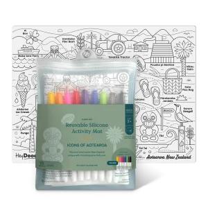 Hey Doodle | Large Colouring & Doodle Playmat - Icons of Aotearoa