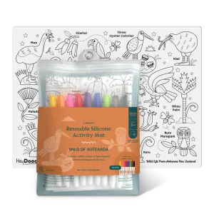 Hey Doodle | Large Colouring & Doodle Playmat - Wild of Aotearoa