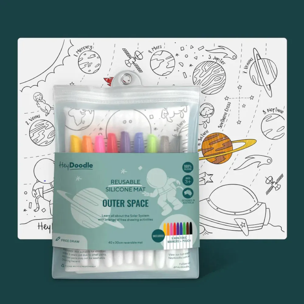 Hey Doodle - Outer Space Playmat (Large)