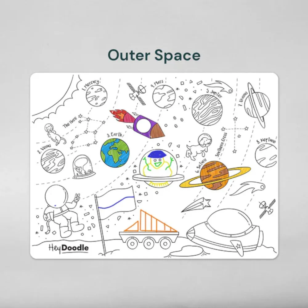 Hey Doodle - Outer Space Playmat (Large)