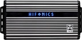 Hifonics ZTH-2225.1D Zeus Theta Compact Mono Channel Car Audio Amplifier (Silver) – Class D Amp, 2200-Watt, Onboard Electronic Crossover, Built-in Bass Control, Bass Remote Included