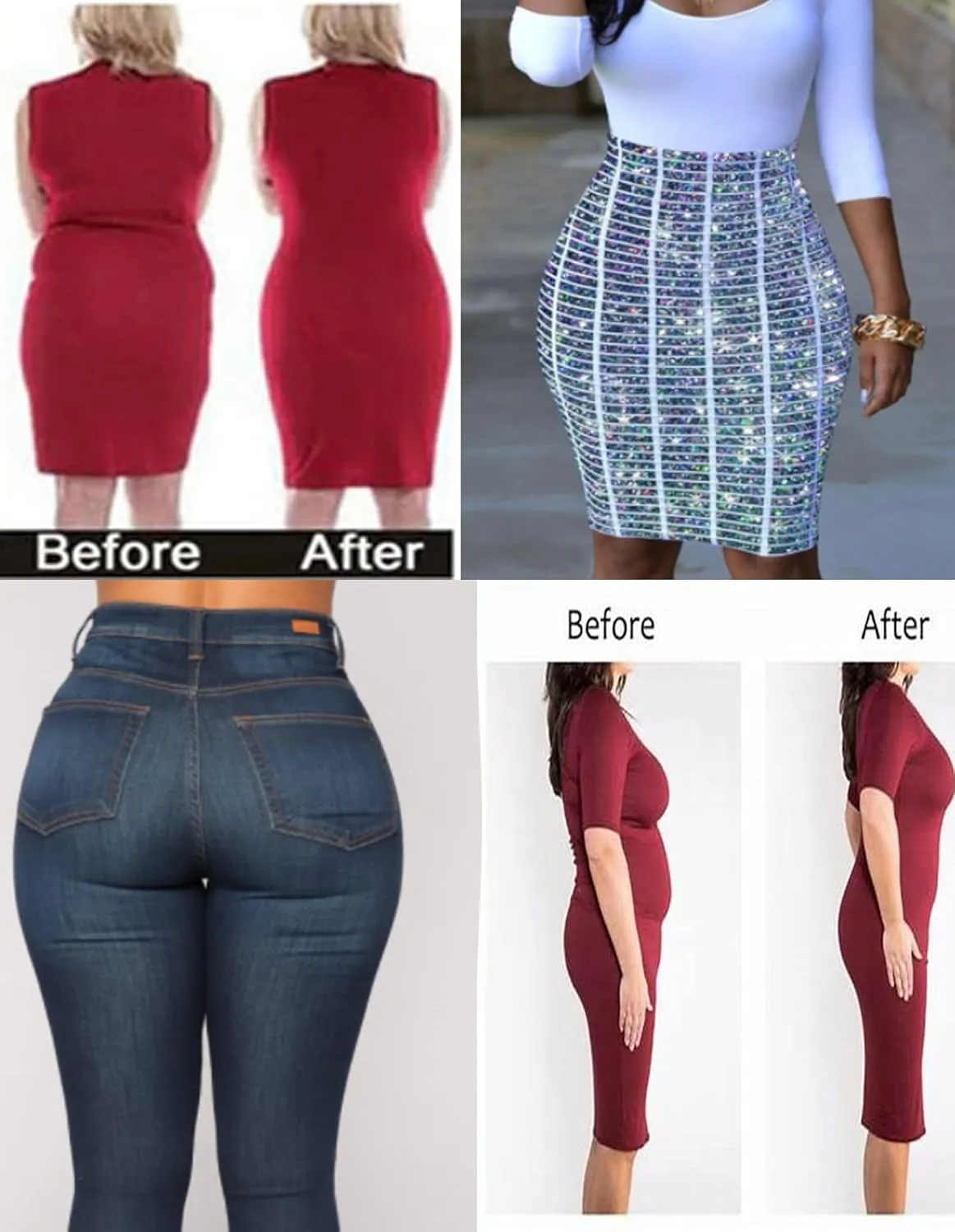 Hip Enhancer Shapewear for Women Hip Dip Pads Butt Shaper Padded Underwear Fake Hips Padding Butt Enhancer Tummy Control