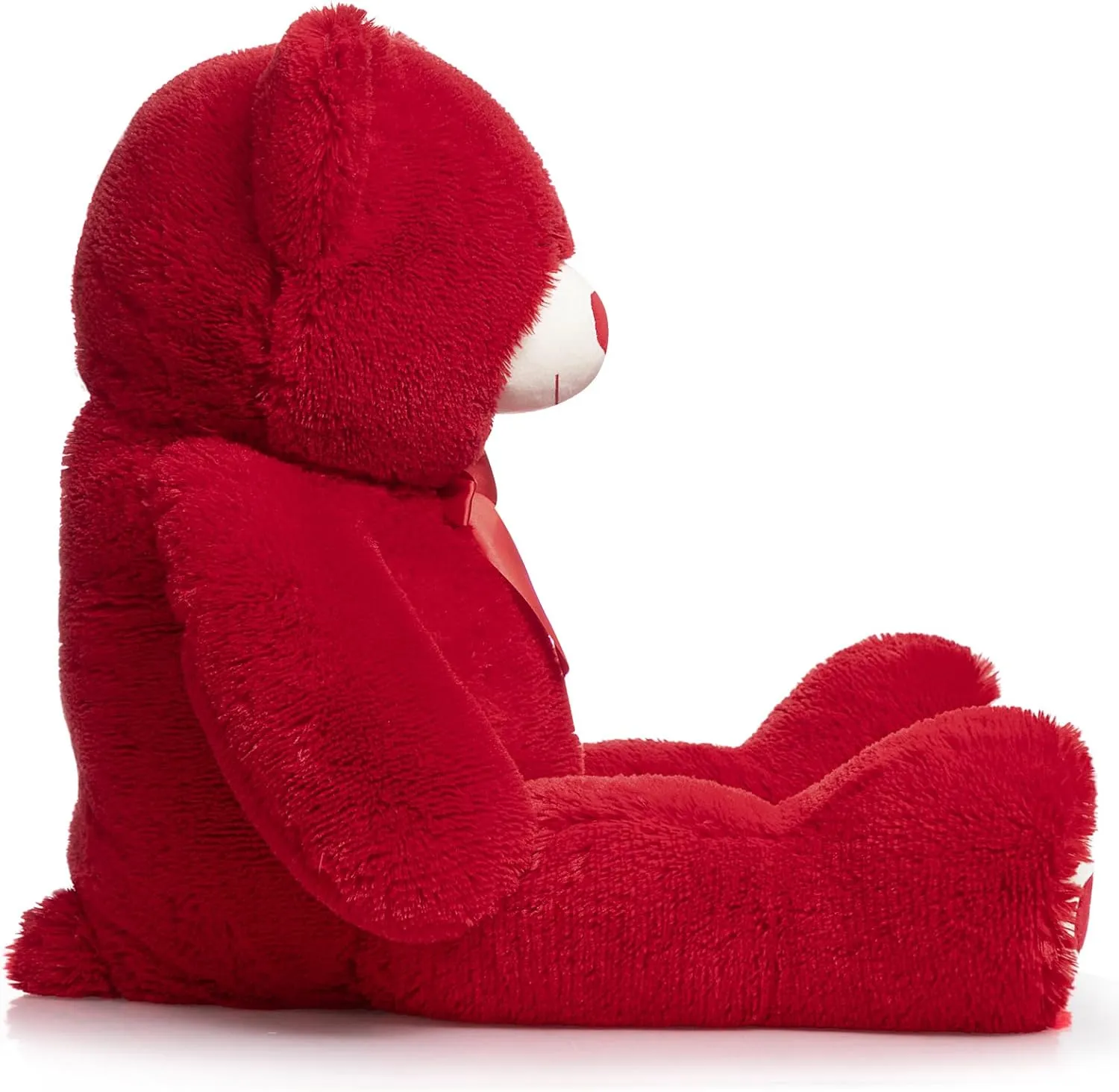 HollyHOME Big Teddy Bear Stuffed Animal Large Bear Plush with Red Heart for Girlfriend and Kids 36 inch Red