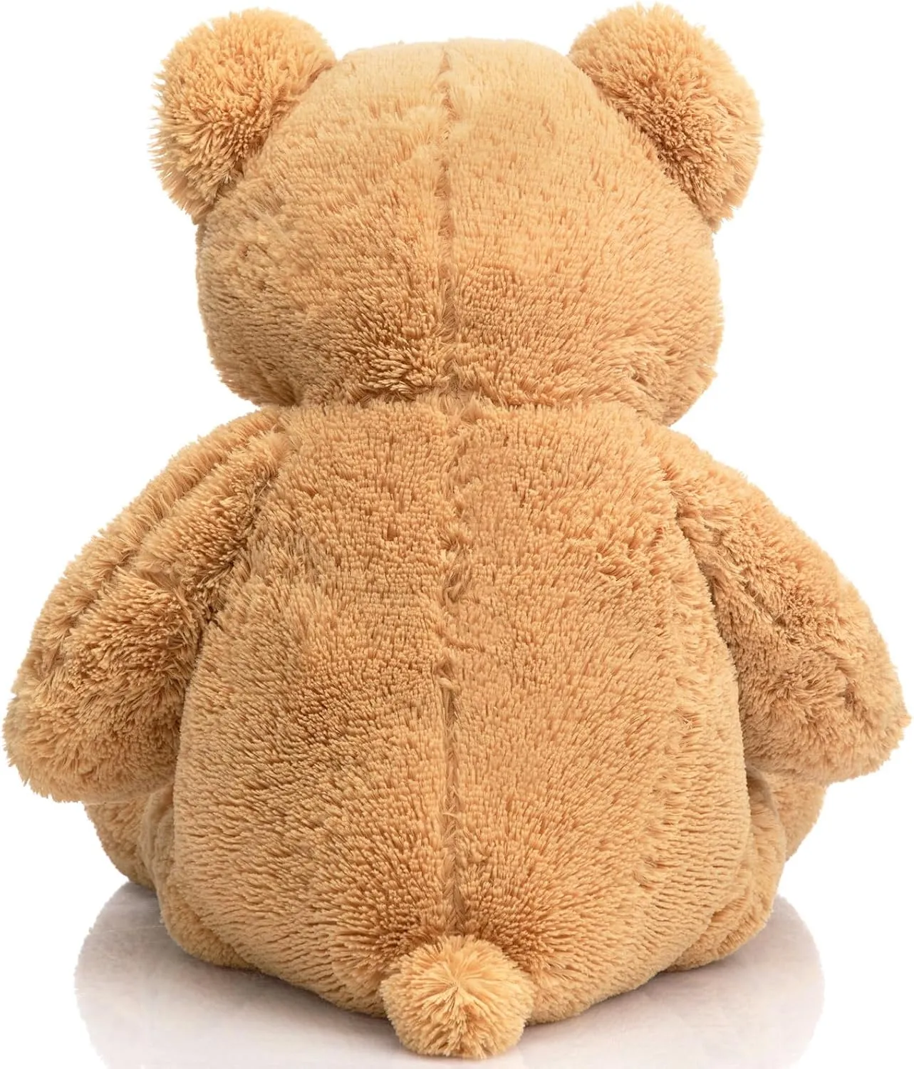 HollyHOME Teddy Bear Stuffed Animal Plush Giant Teddy Bears with Footprints Big Bear 36 inch Tan
