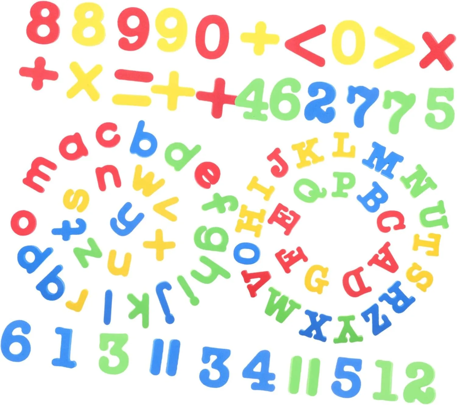 Homoyoyo 84pcs Colorful Letter Number Magnets Fridge Sticker Creative Alphabet Fridge Magnets Home Decor