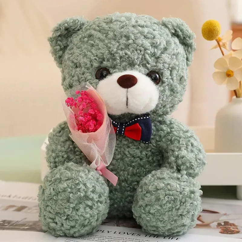 Hug Bouquet Teddy Bear -  Super Soft Bow Tie Bear
