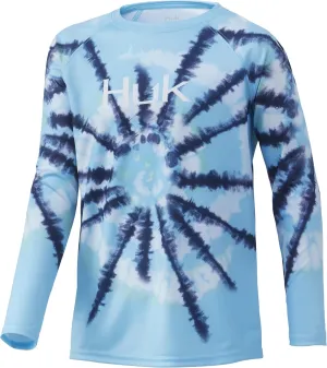HUK Kids' Pursuit Long Sleeve Sun Protecting Fishing Shirt