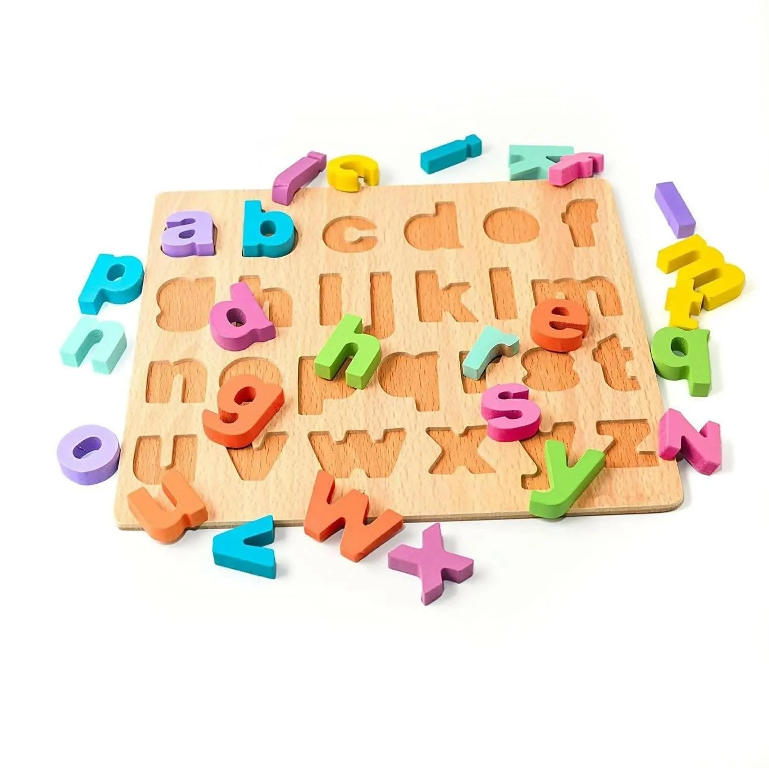 Humming Bird Toys Wooden Edaucational Learning Alphabet Board for Kids Wooden Spelling Puzzle for Kids