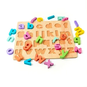 Humming Bird Toys Wooden Edaucational Learning Alphabet Board for Kids Wooden Spelling Puzzle for Kids