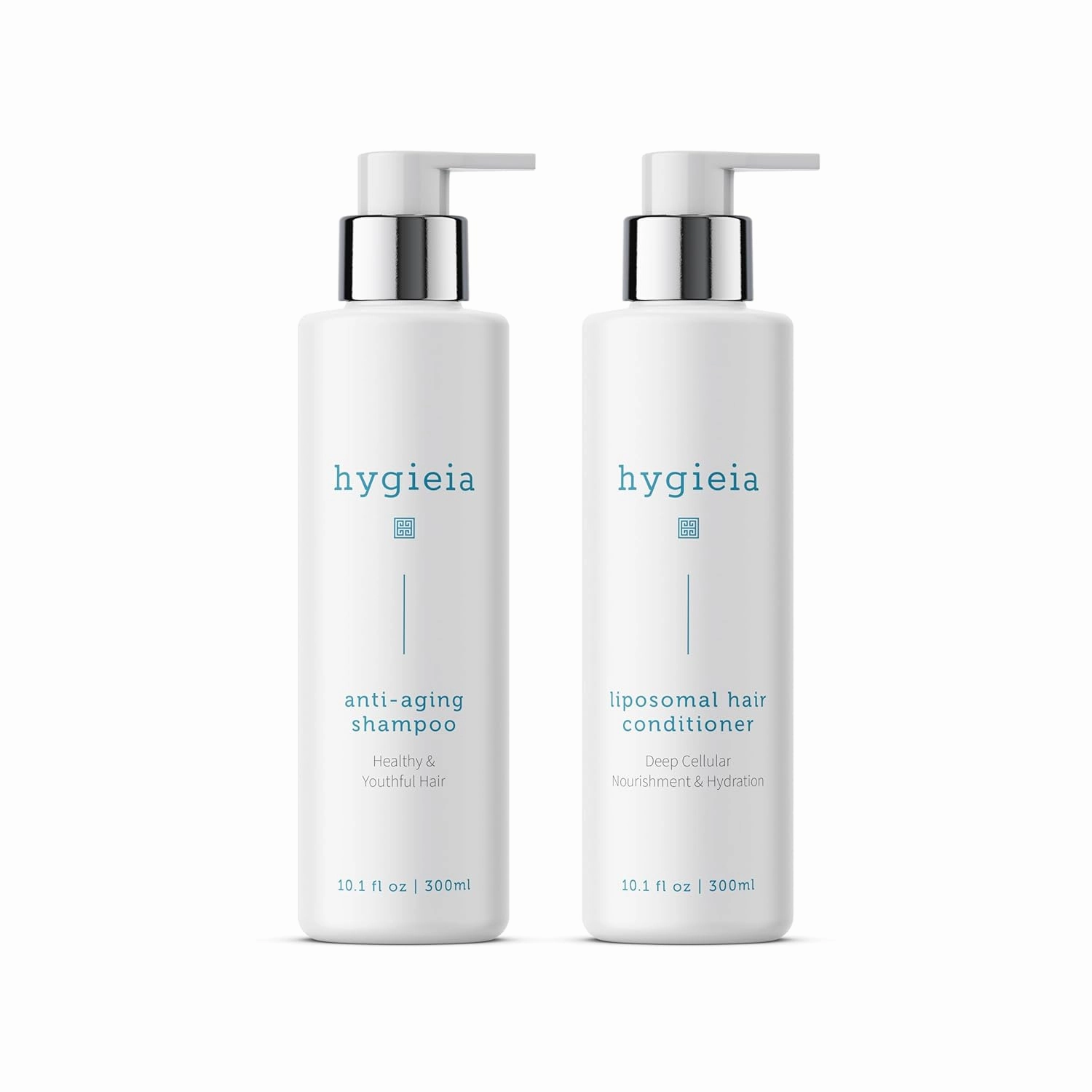 Hygieia Anti-Aging Shampoo & Liposomal Conditioner Set – Salon Quality, Hydrates, Strengthens & Nourishes Hair, All Hair Types, 8oz