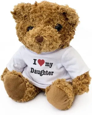 I Love My Daughter - Adorable Lovely Soft Brown Teddy Bear - Gift Present
