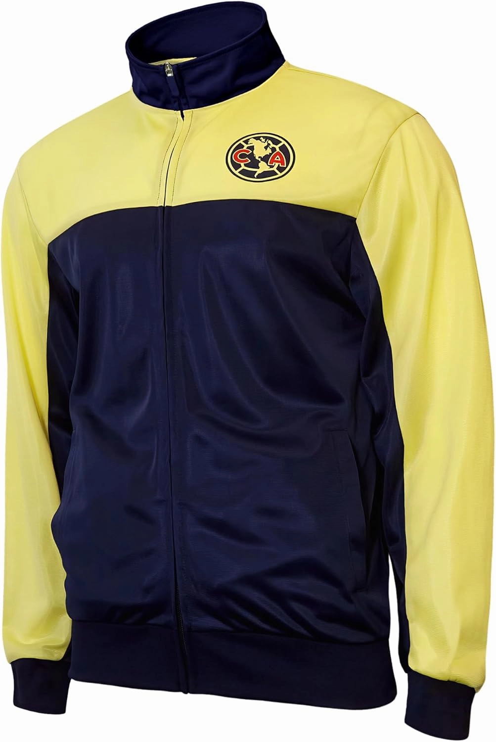 Icon Sports Officially Licensed Mens Soccer Track Jacket – Full Zip Active Top – Lightweight Football Club Team Apparel