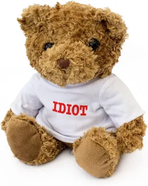 Idiot - Adorable Lovely Soft Brown Teddy Bear - Gift Present