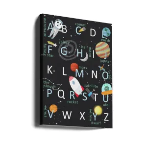 Illustrated Space Alphabet