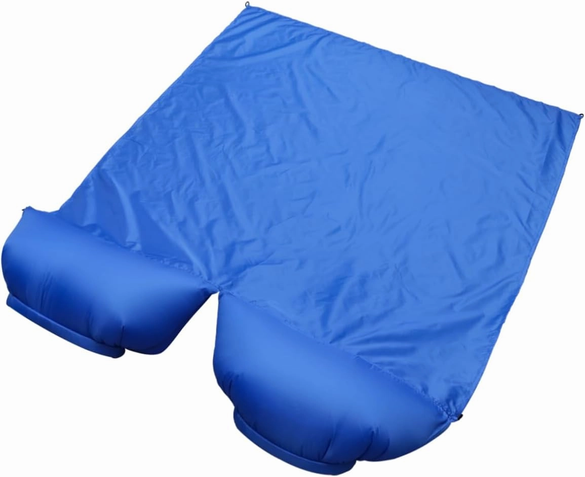 Inflating Dampproof Sleeping Mat Oxford Camping Pad Portable with Nails 4 Pcs for Outdoor Travel