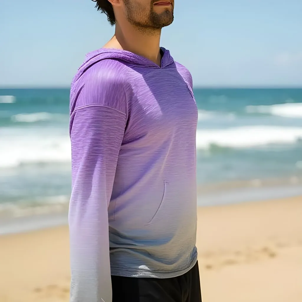 INGEAR Sun Shirts for Men - Lightweight SPF 50  UV Protection Hoodie with Pocket for Fishing, Running, Hiking, Swim Rashguard