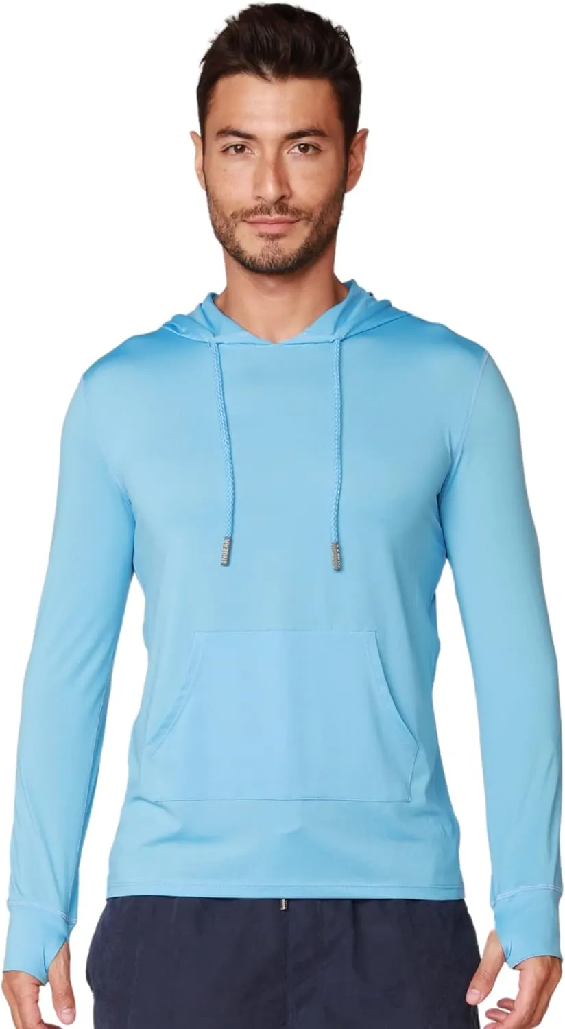 INGEAR Sun Shirts for Men - Lightweight SPF 50  UV Protection Hoodie with Pocket for Fishing, Running, Hiking, Swim Rashguard
