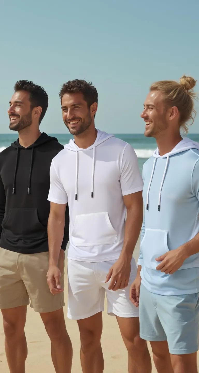 INGEAR Sun Shirts for Men - Lightweight SPF 50  UV Protection Hoodie with Pocket for Fishing, Running, Hiking, Swim Rashguard