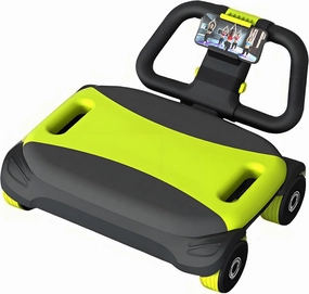 IRISFLY New 4-Wheel Abdominal Roller,Upgraded High-Performance Ab Roller Wheel,Automatic Rebound Ab Roller Board, Strengthen Core & Abs, Ab Machine Perfect for Home Workout