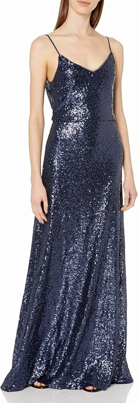 Jenny Yoo Women's Jules Sequin Blouson Gown