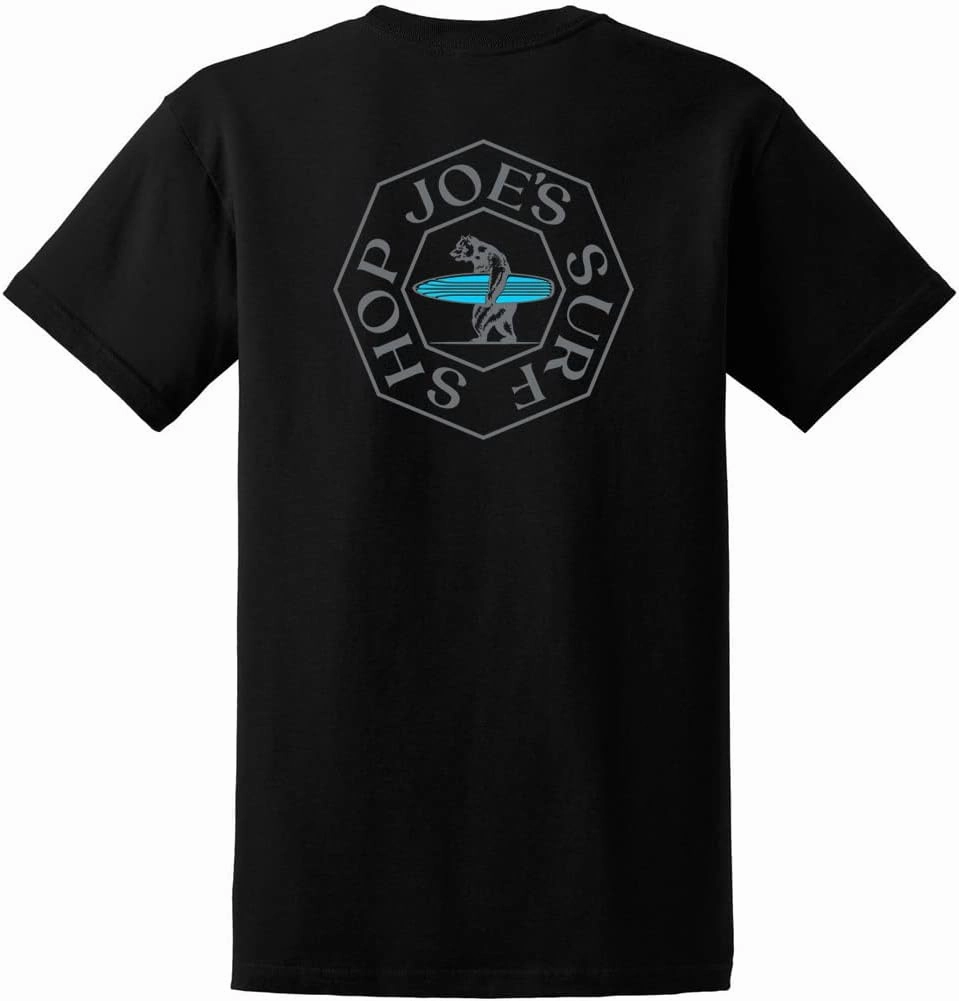 JOES SURF SHOP Men's Walking Bear Logo Heavy Cotton Tees. Reg, Big and Tall