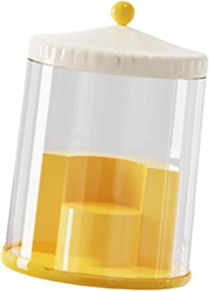 jojomis Transparent Doll Display Box 360° Clear View Stackable Dustproof Protection Case for Action Figures Collectibles Office Home 8.27x11.73 Inch- Yellow