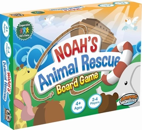 Jumping High Fives Noah’s Animal Rescue - Cooperative Noah’s Ark Animal Bible Story Board Game for Kids Ages 4 , No Reading Required and Easy to Learn, Perfect for Family Game Night