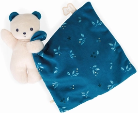 Kaloo Carré Douceur- My First Lovey - Night Owl Bear - Machine Washable - Ages 0  - K972004