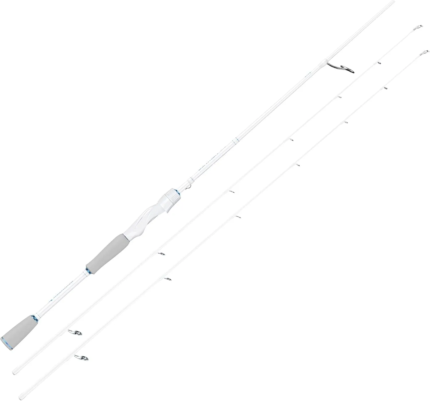 KastKing Centron Lite Twin Tip Fishing Rods, IM6 Graphite Blanks, Twin Tip Fishing Rods, Stainless Steel Guides with Ceramic Rings, Split or Full Rear EVA Handle Design, Drop Shot Hook Keeper