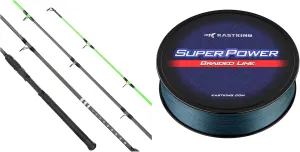KastKing Kong Saltwater & Freshwater Fishing Rod & KastKing Superpower Braided Fishing Line