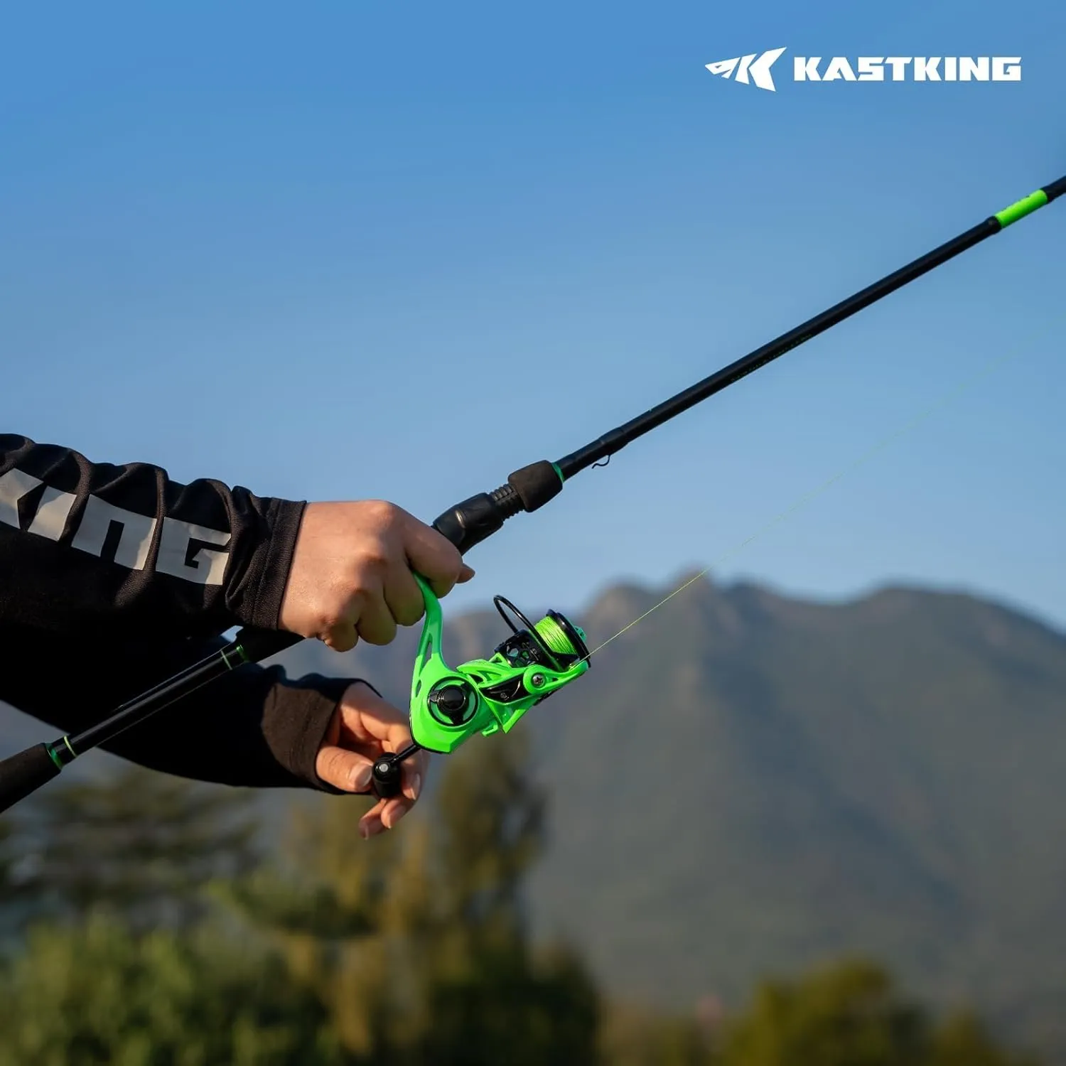 KastKing Zephyr Dual Tip Fishing Rod, Lightweight KastFlex IM6 Graphite Spinning & Casting Rod, Fuji O-Ring Guide, Dual Tips Section for Different Powers, Drop Shot Hook Keeper, EVA Grip
