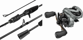 KastKing Kestrel Bait Finesse Casting Rod 2 pc 6'3" UL & KastKing Kestrel Baitcasting Fishing Reel,8.4:1,Right Handed