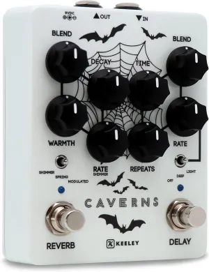 Keeley Electronics Spooky MoonGlow Caverns Delay Reverb V2 Pedal