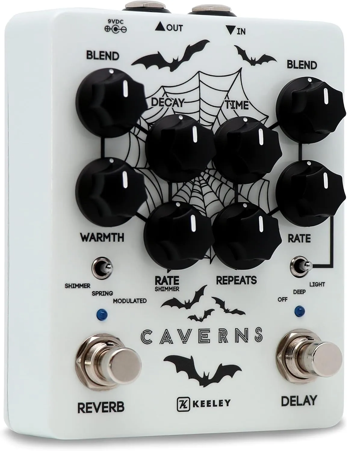 Keeley Electronics Spooky MoonGlow Caverns Delay Reverb V2 Pedal