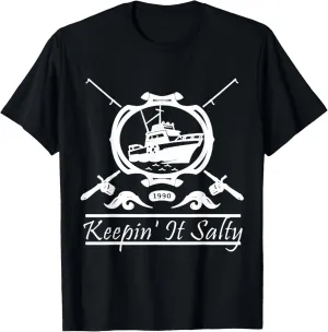 Keepin' It Salty Angler Deep Sea Fishing T-Shirt T-Shirt