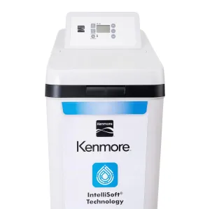 Kenmore 420 Water Softener With Ultra Flow Valve | Reduce Hardness Minerals & Clear Water Iron | Whole Home Water Softener | Easy To Install | Reduce Hard Water In Your Home, Grey