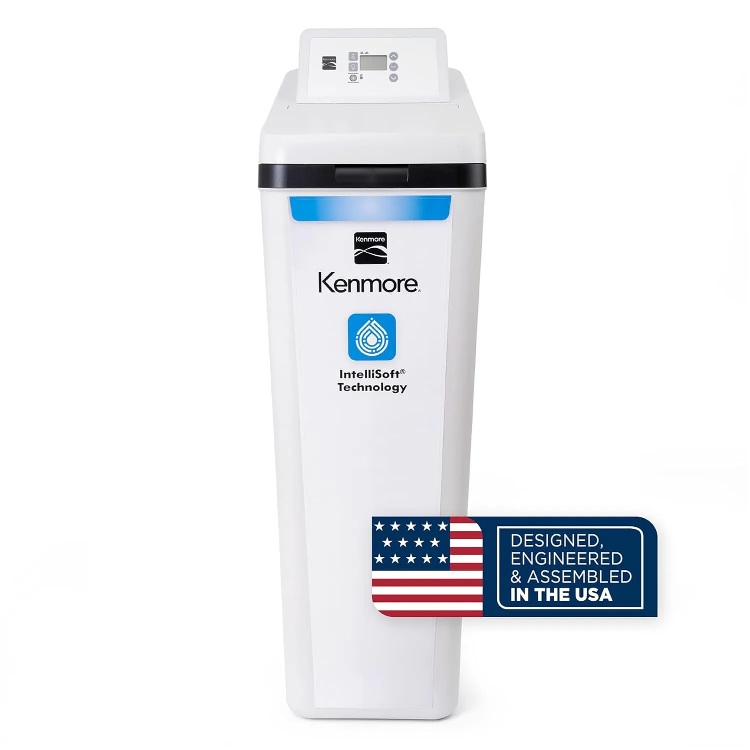 Kenmore 420 Water Softener With Ultra Flow Valve | Reduce Hardness Minerals & Clear Water Iron | Whole Home Water Softener | Easy To Install | Reduce Hard Water In Your Home, Grey