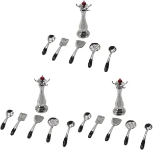 KESYOO 1 Set Miniature Dollhouse Kitchen Cooking Tool Set Realistic Props for Tiny House Utensils Present for Collectors and Playroom Decor